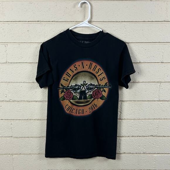 Guns N’ Roses Chicago Black Band Tee size S - Picture 1 of 8